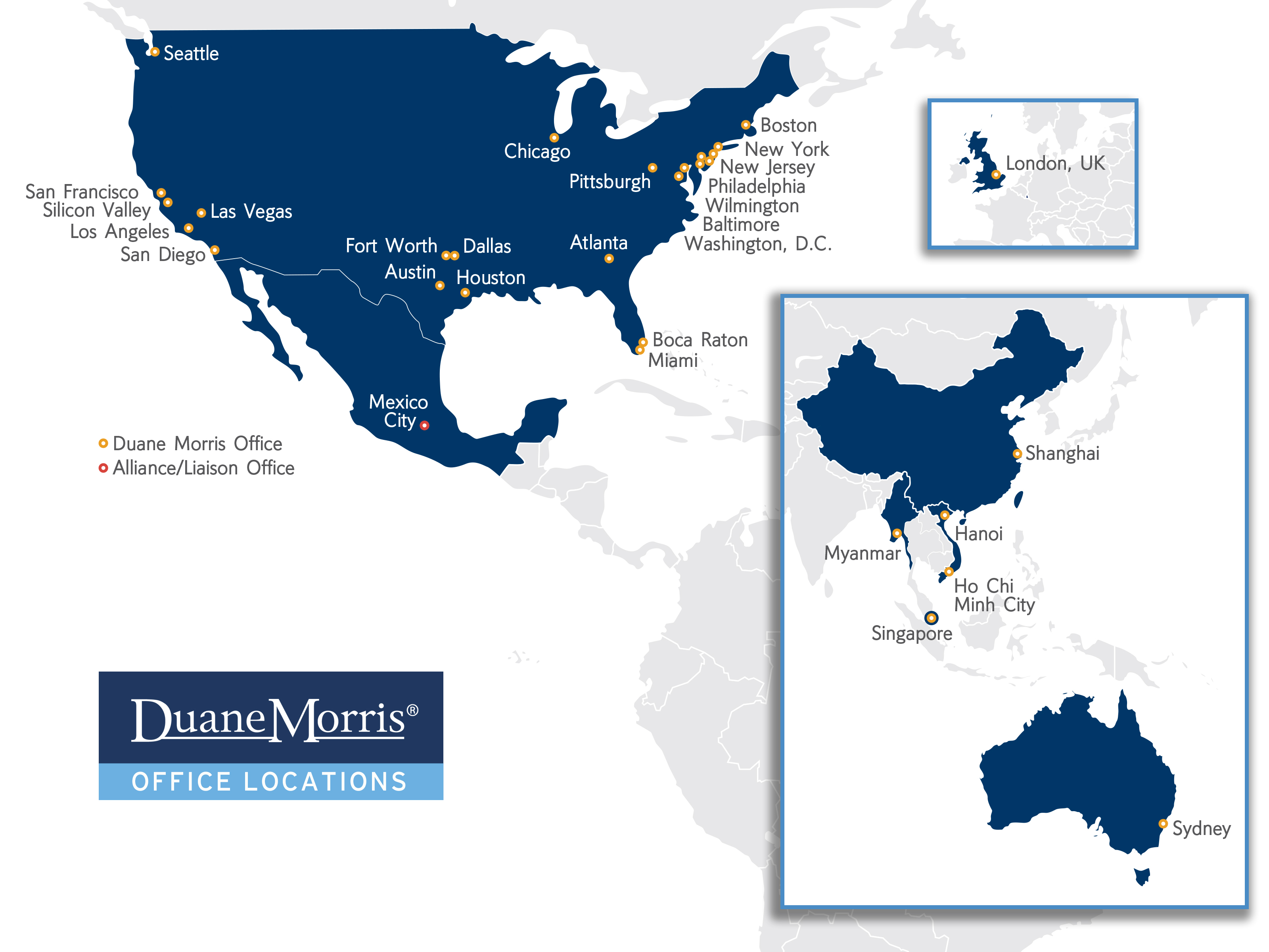 Duane Morris has offices worldwide